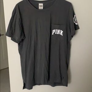 Grey VS PINK Pocket Tee